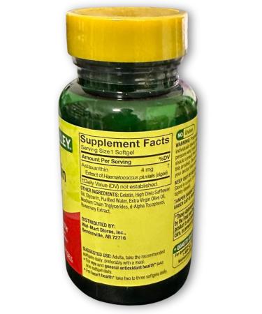 Astaxanthin 4 mg- 30 Softgels (Pack of 1) Boxed by Fusion Shop Store - Buy Online on GoSupps.com