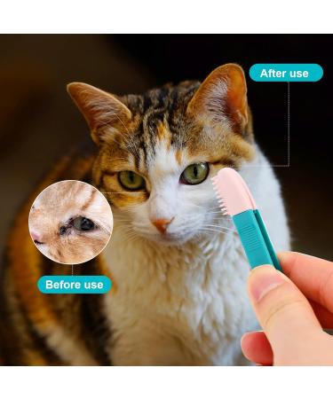 Best Tear Stain Brush for Cats & Dogs | Remove Eye Crust & Mucus | Reusable Pet Eye Comb with Soft Rubber Head - Buy Online on GoSupps.com
