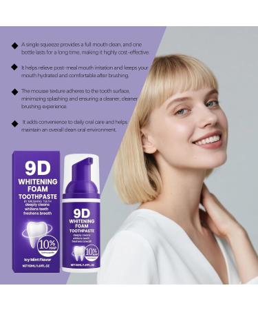 Dentifrice Mousse Blanchissant Mousse Dentaire P te Rafra chissante pour l'Haleine Renforcement des Dents Contr le de la Plaque Dentaire Am lioration de la Blancheur 1pcs - Buy Online on GoSupps.com