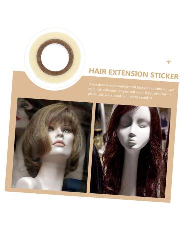 Angoily 2 Rolls Wig Film Women Wig Tape Clear Duct Tape Hair Extension Wig Tape Lace Tape for Wigs Hat Wigs for Women Lacefront Wigs Lace Wigs Ladies Wigs White Miss Front Lace Glue Paper - Buy Online on GoSupps.com