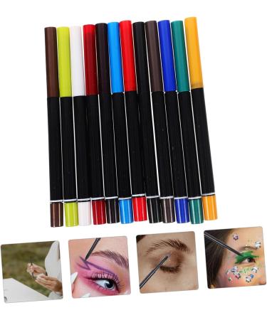 12pi ces Crayons Gel Pour Yeux Pencils Maquillage Eyeliner Et Crayon Sourcils - Buy Online on GoSupps.com