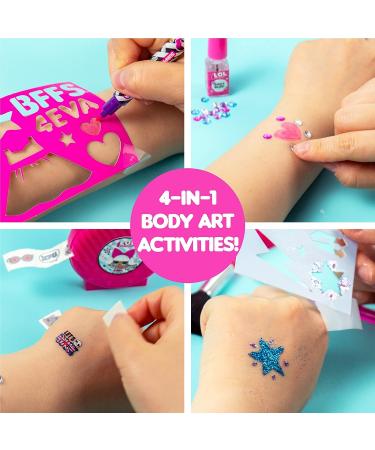 L.O.L. Surprise! Tattoo Roll-Its: Temporary Tattoos, Body Art Markers, Glitter, Gems & More for Kids - Buy Online on GoSupps.com