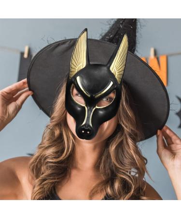 Buy Ciieeo Egyptian Anubis Mask | Adult Plastic Cosplay Costume Accessories for Halloween & Parties - Buy Online on GoSupps.com