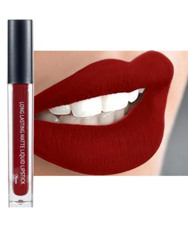 Mynena Red Lipstick Long Lasting Matte Kissproof Waterproof Lightweight Smudge Proof Color Stay Lip Stain Talc-Free Mica-Free Gluten-Free Paraben-Free | Elle