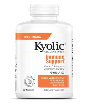 Kyolic Aged Garlic Extract Immune Formula 103 300 Capsules