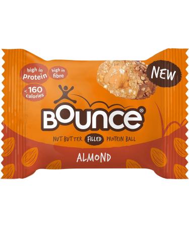 Bounce Protein Almond Nut Butter Filled Balls 12 x 35g - Pack of 12 Individual Protein Almond Balls - Buy Online on GoSupps.com