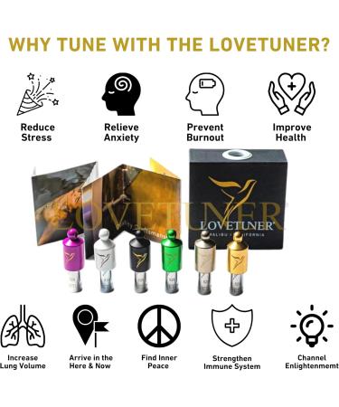 Lovetuner Breathing Necklace - 528 Hz Sound Healing Meditation Device for Anxiety & Stress Relief - Buy Online on GoSupps.com