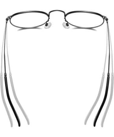Joxigo Blue Light Filter Glasses | Retro Round Metal Frame | Anti-Fatigue & UV Protection | Includes Glasses Case - Buy Online on GoSupps.com