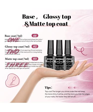 JEWHITENY 43PCS Gel Nail Polish Kit with 120W LED Nail Lamp - 40 Colors Manicure Tools Set - All-In-One Nail Gel Kit - Buy Online on GoSupps.com