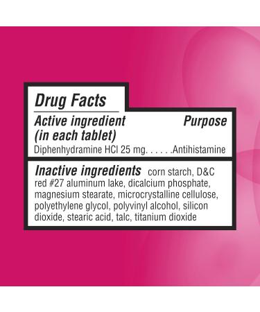 Equate Allergy Relief 25 mg 100ct Tablets (Pack of 2) | Fast International Shipping & Createandbundle Sticker - Buy Online on GoSupps.com