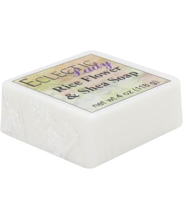 Buy Rice Flower & Shea Glycerin Soap | Eclectic Lady 4 oz Bar - Nourishing Handcrafted Soap for All Skin Types - Buy Online on GoSupps.com