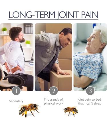 Bee Venom Cream & Beeergift Pain Relief - 60g Advanced New Zealand Gel for Joint Pain (2-Pack) | Fast International Shipping - Buy Online on GoSupps.com