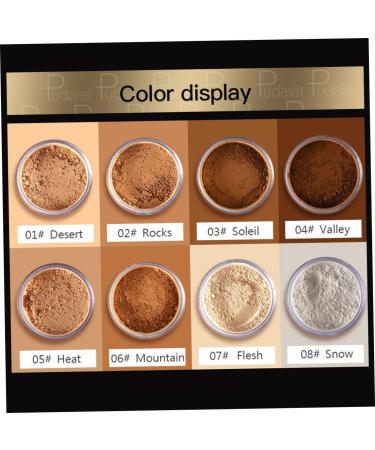 Makeup Modifier Powder Makeup Loose Setting Powder Matte Highlighter Face Concealer Oil Control Matte Mineral Contour 05 Heat 05# Heat - Buy Online on GoSupps.com