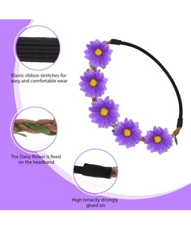 Wllhyf 5-Piece Flower Crown Headband Set - Fashionable Hawaiian Hair Flowers for Summer Festivals Weddings | Fairy Head Jewelry & Accessories - Buy Online on GoSupps.com