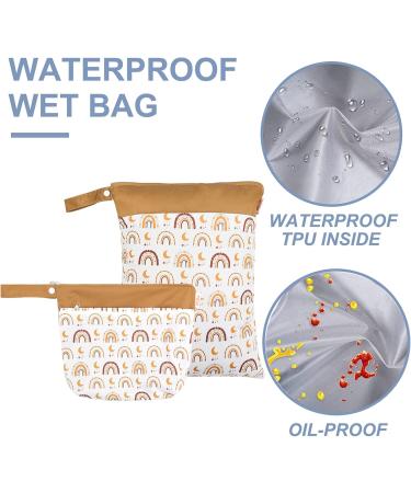 SEAUR Dry Wet Bag Set | Big Baby Diaper Bag for Kindergarten | Washable & Reusable Cultural Bags for Swimming & Gym | 2 Pieces (20x28cm & 30x40cm) - Buy Online on GoSupps.com