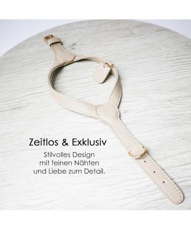 Muki & Co Adjustable Dog Dishes - Safe & Comfortable for Extra Small Small & Medium Dogs - Beige XS (33-37 cm) - Buy Online on GoSupps.com