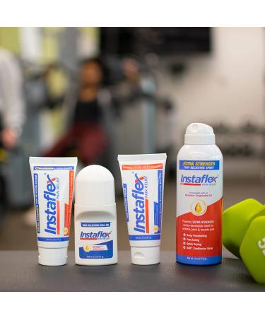 Instaflex Extra Strength Pain Relief Spray - 360? Continuous No Mess Spray | 2X Pain-Fighting Ingredients | Relieves Muscle & Joint Pain (4 oz) - Buy Online on GoSupps.com