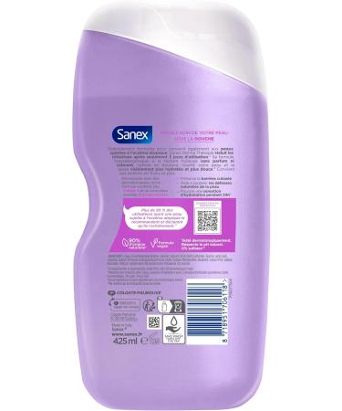 SANEX - Derma Th rapie - Huile de douche anti-d mangeaisons et anti-irritations - Gel Douche - Peaux sujettes l ecz ma atopique - hypoallerg nique - complexe d acides amin s - 425 ML Peaux atopiques - Buy Online on GoSupps.com