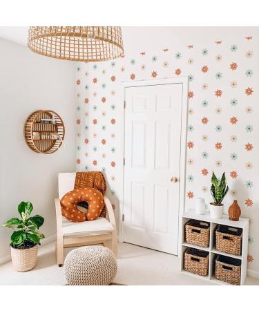 Funlife Starburst Daisy Wall Decal - Transparent Peel and Stick Stickers for Nursery, Bedroom, Playroom - Kids Wall Art Decor - Buy Online on GoSupps.com