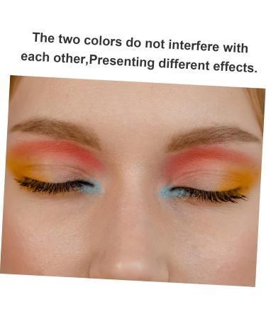 DOITOOL 2pcs 4 Double Ended Eye Shadow Stick Makeup Brush Eyeshadow Applicator Small Lip Brush Tool 6.1x1CMx2pcs As Shownx2pcs - Buy Online on GoSupps.com