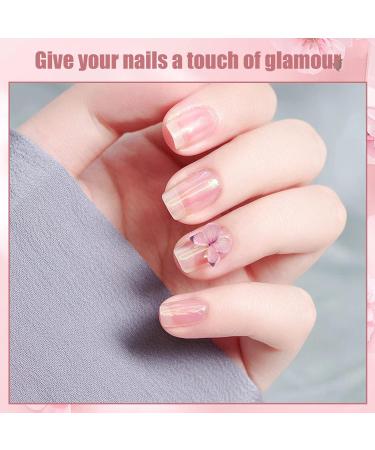 Chrome Nail Powder Aurora Mermaid Pearl Glitter - 12Grids, Iridescent Shell Holographic Manicure Pigment - Nail Art Design Decoration Accessory - Buy Online on GoSupps.com