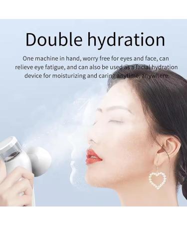LIULIQ 2 Pieces Nano Eye Steamer Eye Moisturizing and Soothing Atomizers with 3 Temperature Settings and a Constant Temperature of 3842 C 360 Humidification and Cleansing - Buy Online on GoSupps.com