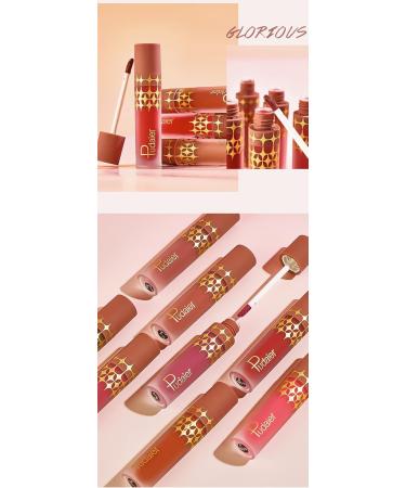 INTEROOKIE 24 Colors Matte Pearlescent Mist Face Non-Stick Cup Lip Glaze Liquid Lipstick Color (02) - Buy Online on GoSupps.com