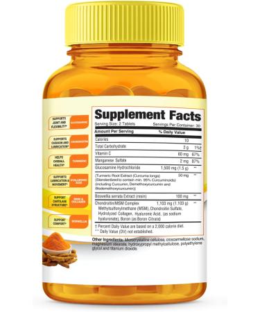 GREEN FIELD NUTRITIONS Ultra Joint Halal Vitamins with Turmeric, Collagen - Curcumin - 60 Tablets - Buy Online on GoSupps.com