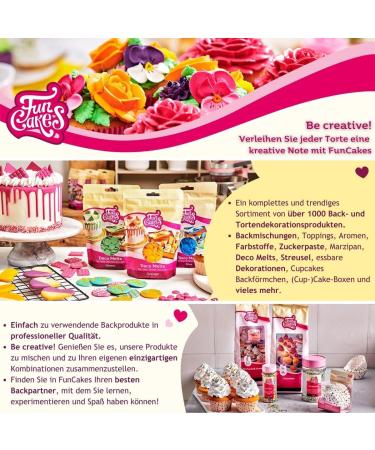 Funcakes Roll Fondant Elegant Ivory - Easy to Use Smooth & Flexible Cake Decorating | Halal Kosher Gluten-Free | 1kg - Buy Online on GoSupps.com