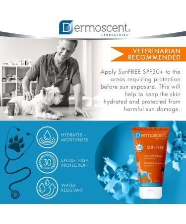 Sunfree | Mineral Sun Protection for Pets | Moisturizing UVA/UVB Protection for Dogs & Cats | Non-Fat Formula | Ideal for Sensitive Skin & Light Fur Colors - Buy Online on GoSupps.com