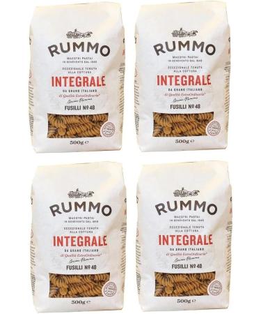 Rummo Wholemeal Pasta Trial Pack 4 Mixed Pasta + 4 Italian Fusilli Pasta (8 x 500 g) - Buy Online on GoSupps.com