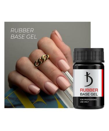 K Professional Rubber Base Gel - UV/LED Soak Off Base Coat Nail Polish - High-Resistant & Easy to Remove - 14ml - Buy Online on GoSupps.com