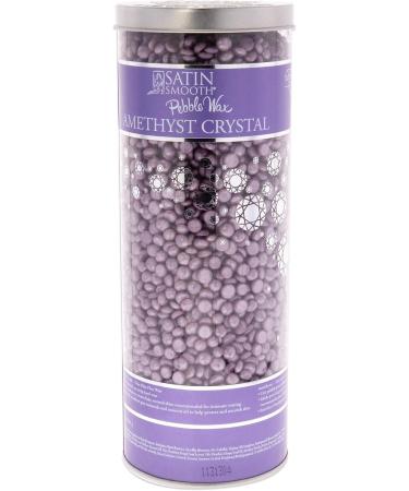 SATIN SMOOTH Luxury Gem Thin Film Hard Pebble Wax- Amethyst Crystal 23oz 650 g (Pack of 1) Amethyst Crystal - Buy Online on GoSupps.com