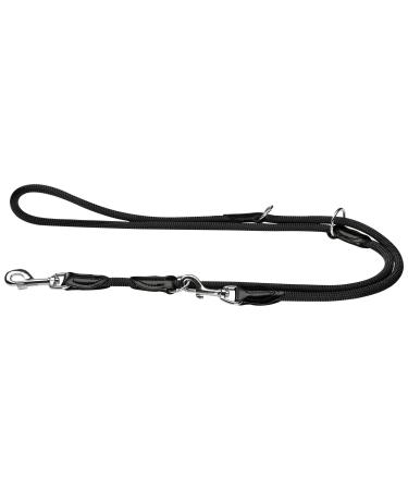 HUNTER Freestyle Adjustable leash for dogs robust weatherproof 1.0/200 cm grey 1.0 x 200 cm grey