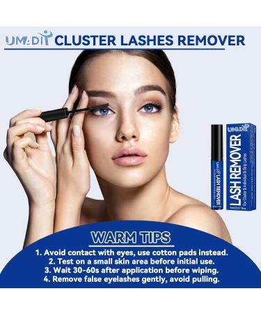 Lash Remover for Cluster Lashes - Gentle 5ml Eyelash Glue Dissolver for Home Use | Quickly Removes Adhesive Residue - Buy Online on GoSupps.com