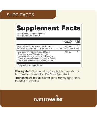 NatureWise 1 Green Coffee Bean Extract - Vegan Non-GMO - 60 Capsules 30-Day Supply + (Pack of 2) Ashwagandha for Stress + GABA & L-Theanine - 60 Capsules 30-Day Supply  - Buy Online on GoSupps.com