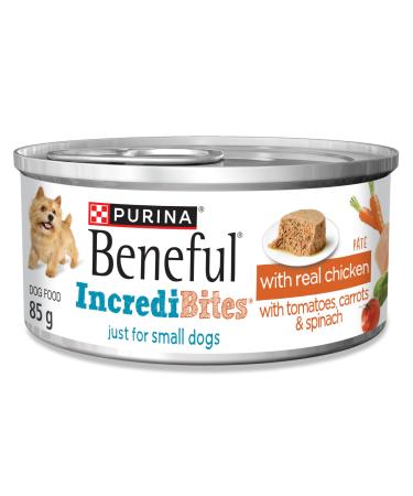 Beneful Incredibites Wet Dog Food for Small Dogs Real Chicken P t - 85 g Can (24 Pack)