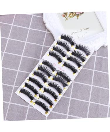 FRCOLOR Women Dense Eyelash 10 Pairs Lashes Natural False Lashes Natural False Eyelashes Eyelashes Natural Eyelashes Cross Eyelashes 3d Dense Dense Eyelash - Buy Online on GoSupps.com