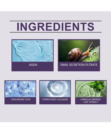 Snail Instant Face Lift Cream Snail Mucin Moisturiser Collagen Cream Anti Wrinkle Face Cream Face Moisturizer Skin Tightening Cream With Collagen & Green Tea For Tightening Lifting Smooth Fine Line - Buy Online on GoSupps.com