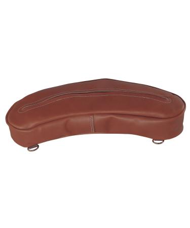 Weaver Leather Chap Leather Cantle Bag Brown, 5 x 22 x 4