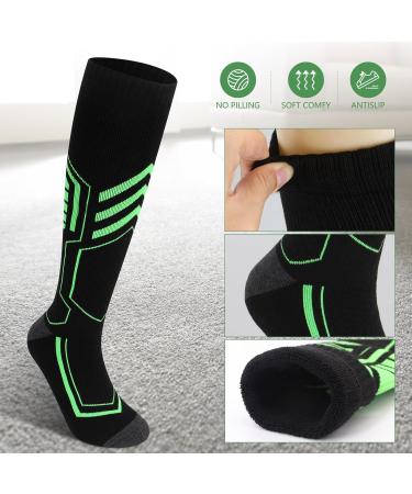 YTORGR Ski Socks - Warm Slip-Resistant Pilling-Free Thermo Socks for Men & Women | Sizes 39-45 | Perfect for Snowboarding & Winter Activities - Buy Online on GoSupps.com