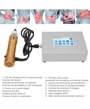 Ed Shockwave Therapy Device - 11 Massage Heads for Bone Setting & Male Enhancement (US Plug) - Buy Online on GoSupps.com