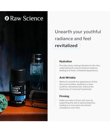 Men's Anti-Aging Face Cream - Retinol Moisturizer with Collagen & Hyaluronic Acid | Day & Night Skin Care - 1.7 Oz - Buy Online on GoSupps.com
