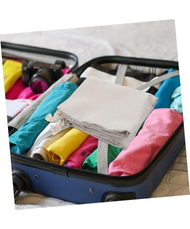 WOONEKY Hair Dryer Storage Bag Canvas Hair Dryer Organizer Bags for Travel Curling Iron Fabric Miss Modeling 33x30cm Light Grey - Buy Online on GoSupps.com