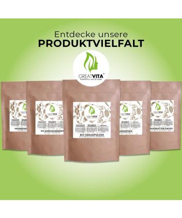  Mea Vita GreatVita Organic Cocoa 800 g - Perfect as a Topper Natural Product without Additives - Pack of 2 - Buy Online on GoSupps.com