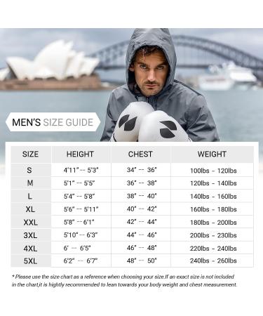 HOTSUIT Sauna Suit for Men - Gray Full Body Sweat Suits Set, X-Large - Buy Online on GoSupps.com