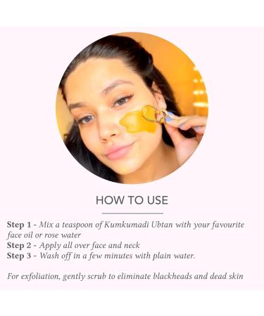 Auravedic Kumkumadi Ubtan Cleansing Powder | Ayurvedic Face Wash with Saffron & Turmeric | Helps Remove Tan Dirt & Impurities | Gentle Exfoliating Powder for Smooth Looking Skin | 2.12 Oz (60g) - Buy Online on GoSupps.com