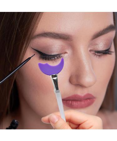 Mascara Eyelashes Tools- 11cm * 4.5cm Portable Eyelash Brush Tool| Easy To Use Eyelash Tool Mascara Shield| Eyelashes Mascara Applicator Tool For Women Girls Ladies And Daily Parties Purple - Buy Online on GoSupps.com