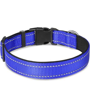 Shop Joytale Reflective Dog Collar for Large & XL Dogs - Royal Blue (Pack of 1) | Durable & Stylish - Buy Online on GoSupps.com