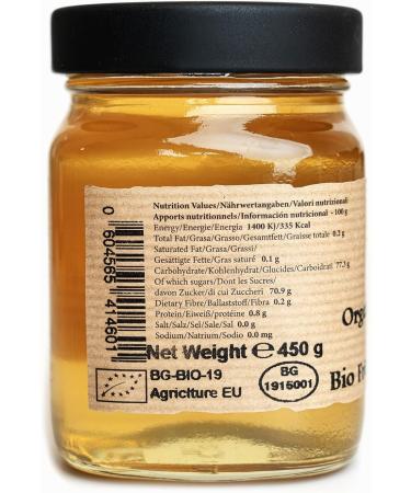 450 g Organic Spring Blossom Bee Honey Collected from wild virgin forests - Buy Online on GoSupps.com